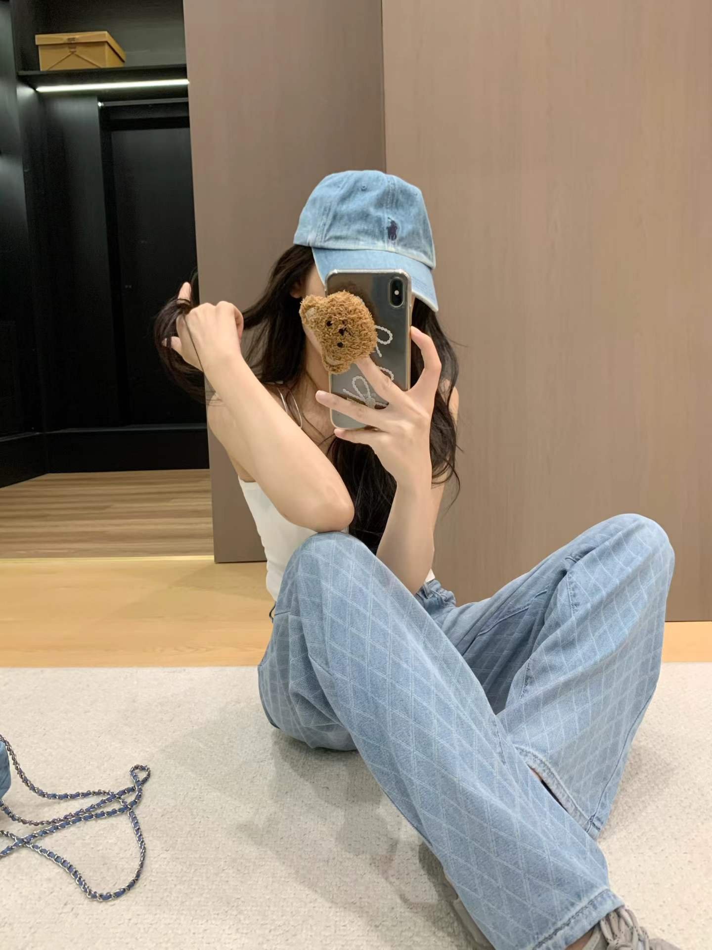 와이드 데님 팬츠